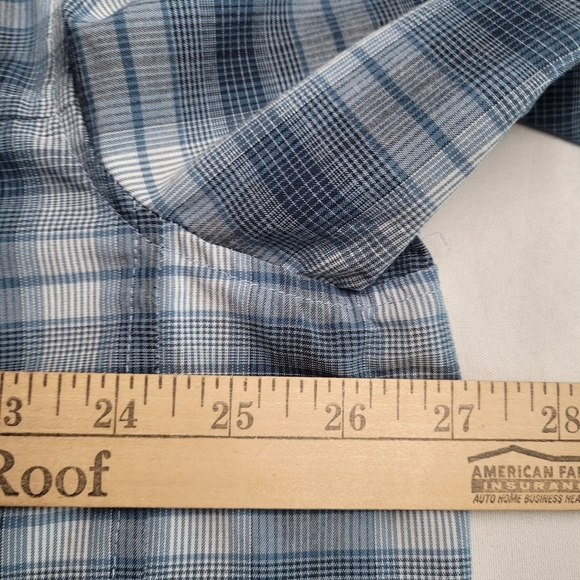 Eddie Bauer Men's Plaid Short Sleeve Button Up Shirt Lot Of 2 Size XL Tall - Picture 14 of 15